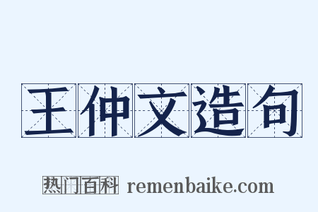 王仲文造句是什么意思的图片